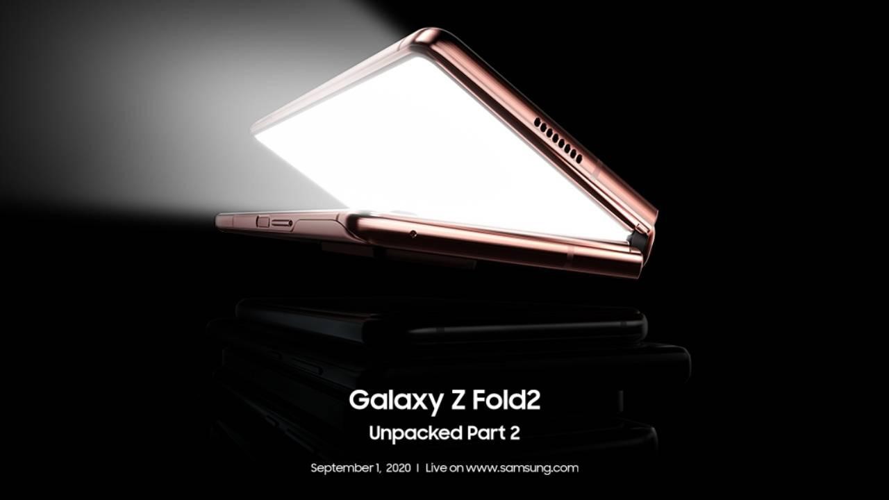 三星将在9月1日举办活动   核心为Galaxy Z Fold 2-第1张图片-科技快讯