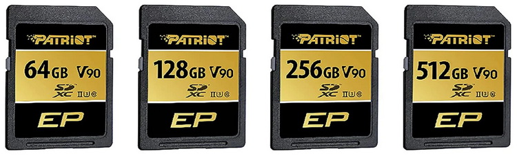 Patriot推出V90 SD卡 512GB只售400美元-第2张图片-科技快讯