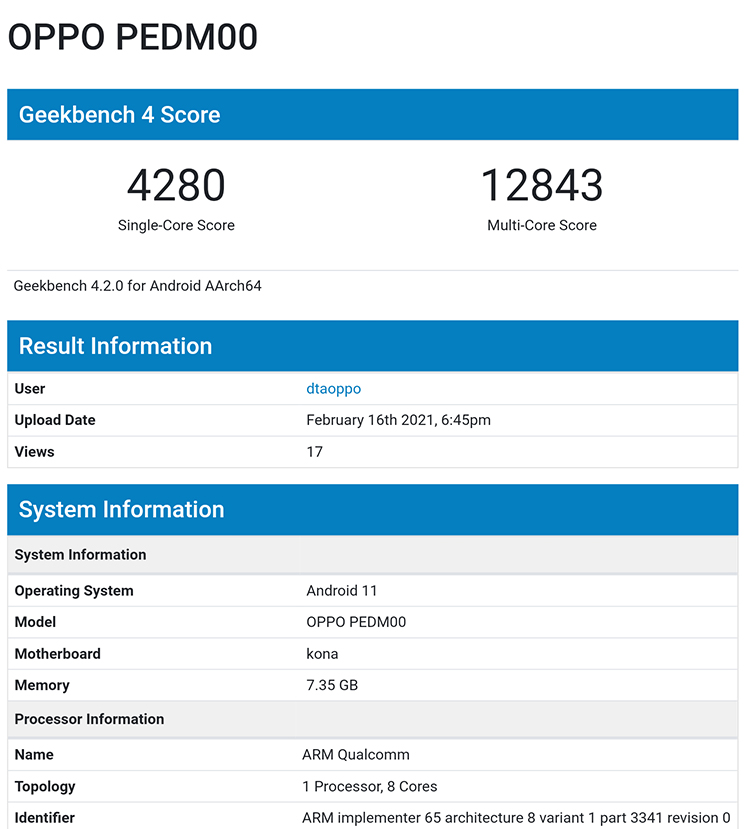 OPPO Find X3跑分出炉 量产机将搭载骁龙870处理器-第1张图片-科技快讯