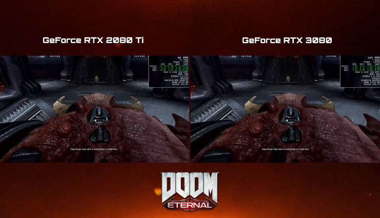 2080Ti确认沦为计量单 RTX 3080跑4K毁灭战士：永恒更高领先60%-第4张图片-科技快讯