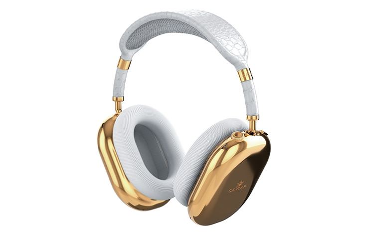 俄罗斯奢侈品公司Caviar推出"纯金"版AirPods Max 售价超70万元-第3张图片-科技快讯