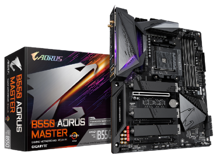高中低CPU全系通吃：技嘉上架B550 AORUS MASTER主板-第1张图片-科技快讯