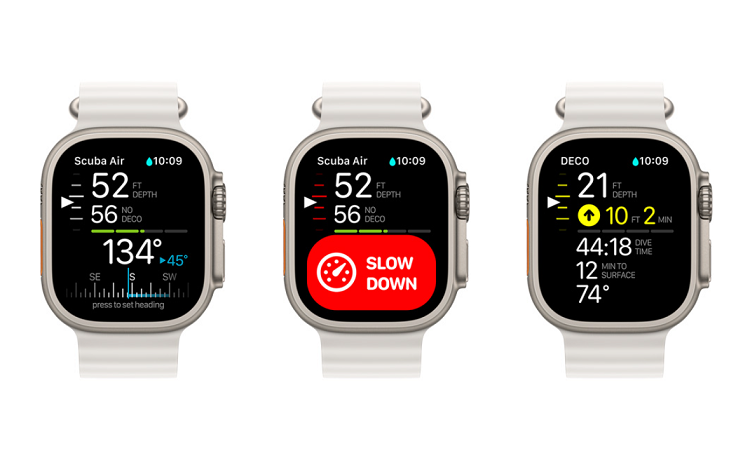 Apple Watch Ultra上架Oceanic+应用，适合潜水爱好者使用-第2张图片-科技快讯