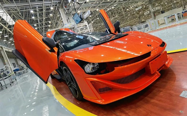 埃安Hyper SSR实车现身生产线 预售128.6万元起-第1张图片-科技快讯