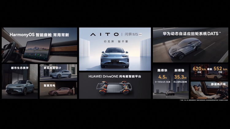 售价28.86万元起，AITO首款纯电动车型问界 M5 EV正式发布-第9张图片-科技快讯