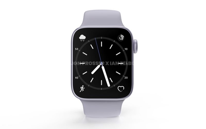 Apple Watch Series 8渲染图曝光，外形有改变，采用直角边框-第1张图片-科技快讯
