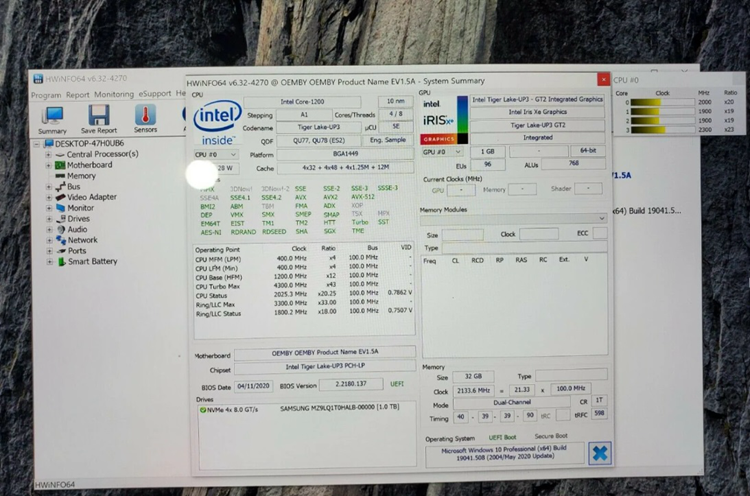 微软Surface Pro 8工程机曝光：搭载11代酷睿处理器+32G内存-第2张图片-科技快讯