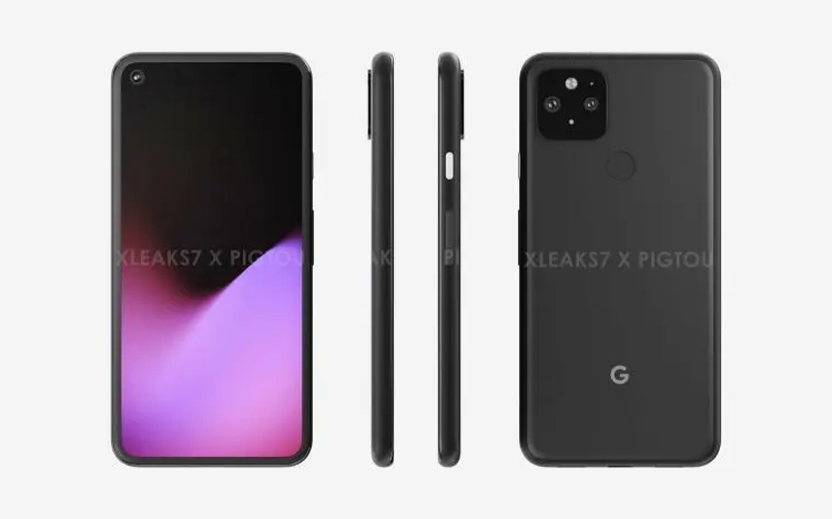 谷歌Pixel 5渲染图曝光：正面采用挖孔屏设计 后置指纹-第1张图片-科技快讯
