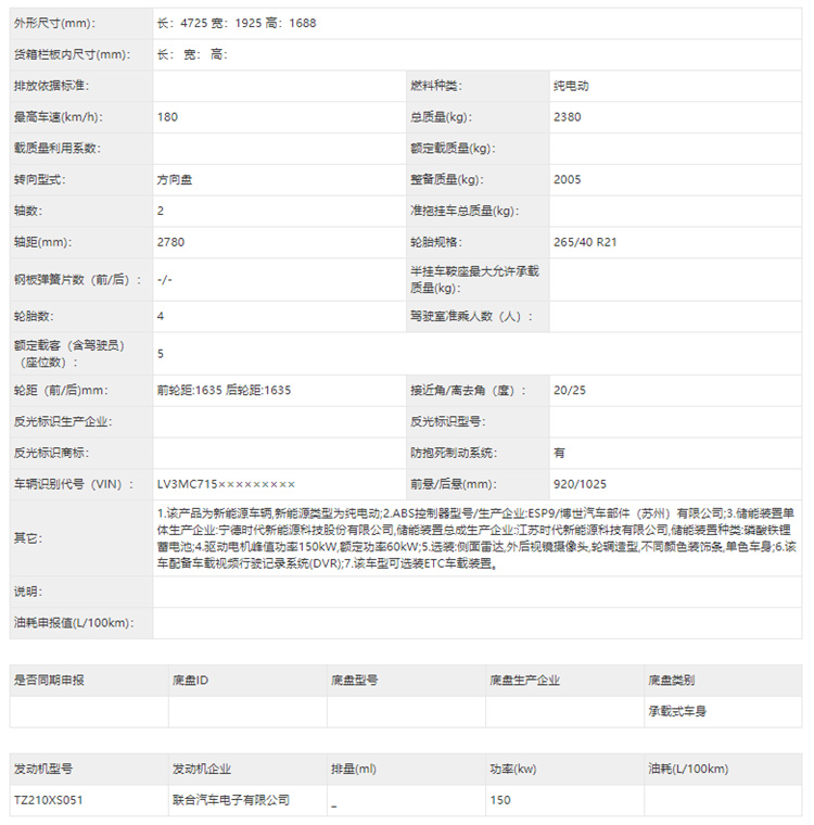 恒大汽车真的快来了，恒驰5现身工信部申报目录-第4张图片-科技快讯
