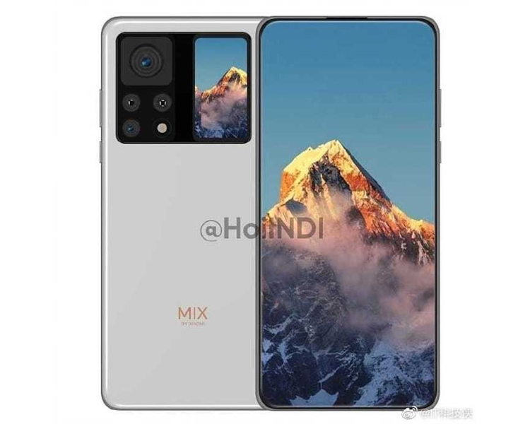 小米MIX 4渲染图曝光：前置屏下摄像头 或搭载骁龙888 Plus-第1张图片-科技快讯