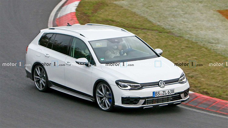 新款大众高尔夫R旅行版谍照曝光 有望搭载Tiguan R同款发动机-第1张图片-科技快讯