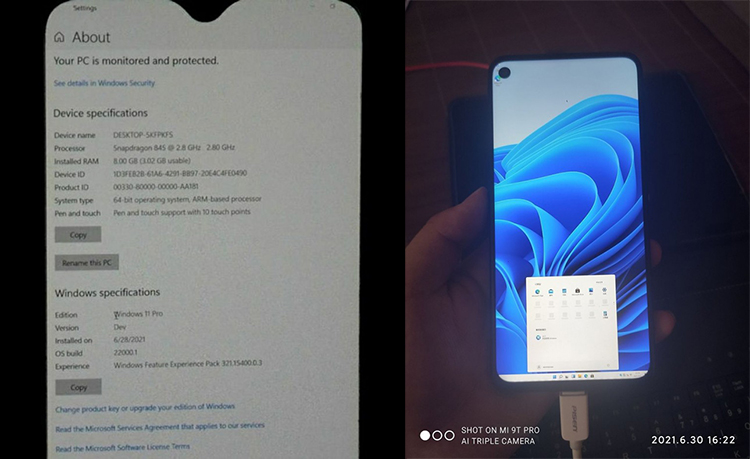 部分安卓旧机型可移植Windows 11 但尚未支持通话功能-第1张图片-科技快讯