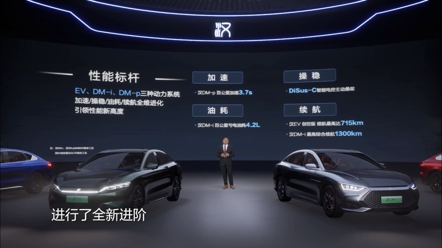 全新比亚迪汉家族正式上市：共9款车型 起售价21.58万元-第6张图片-科技快讯