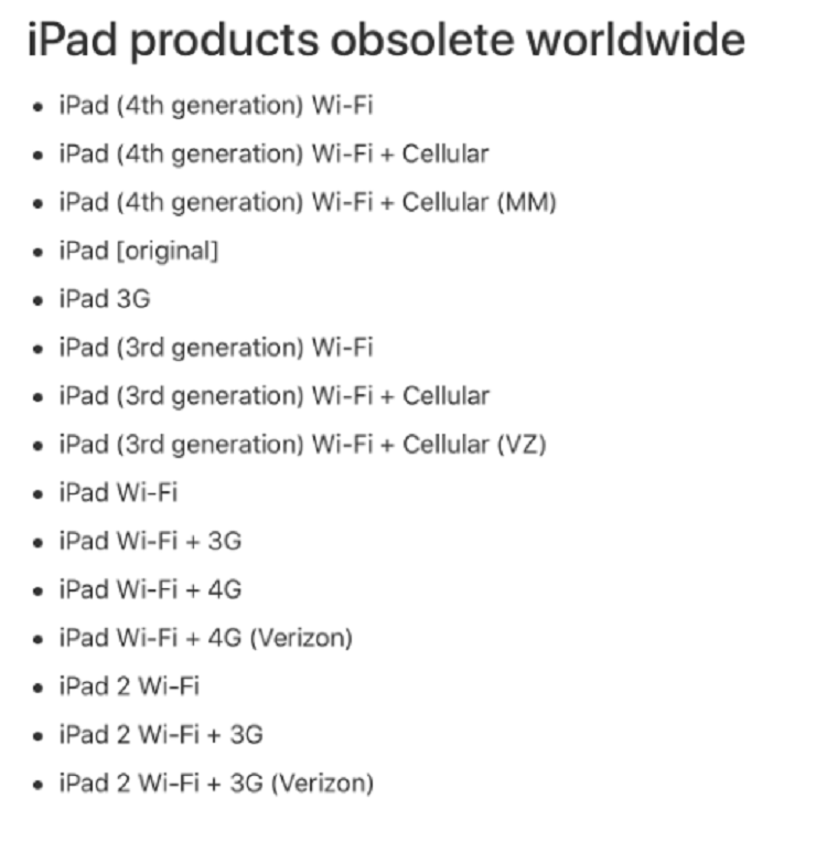苹果iPad4被加入停产名单，发布于2012年，一代经典落下帷幕-第2张图片-科技快讯