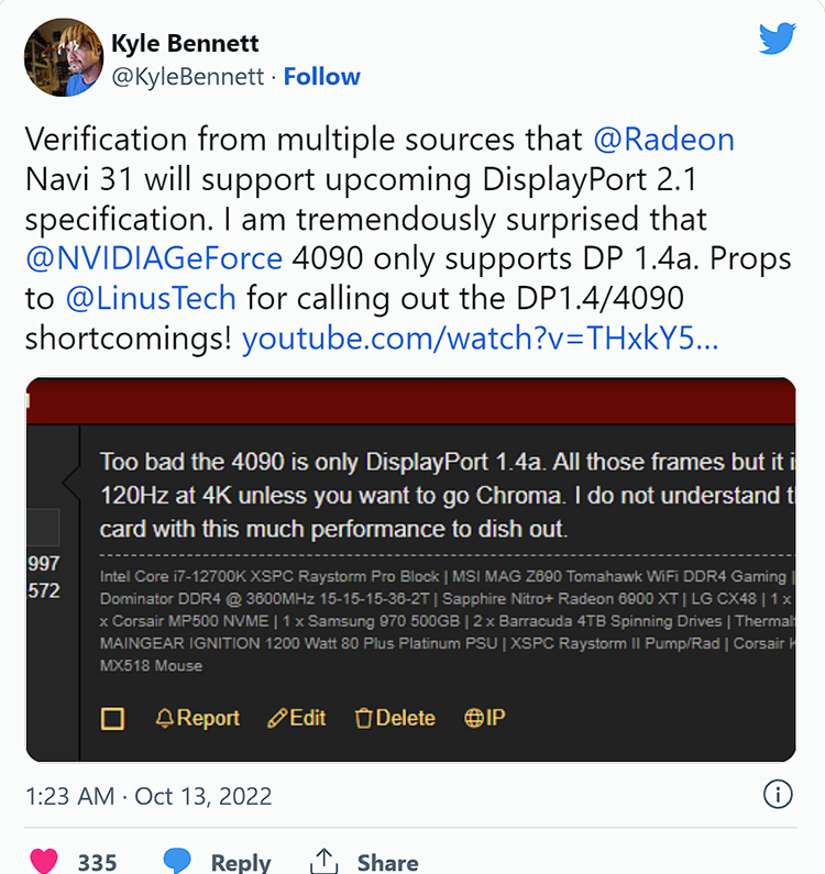 传闻AMD RDNA 3 GPU有望支持DisplayPort 2.1输出-第1张图片-科技快讯