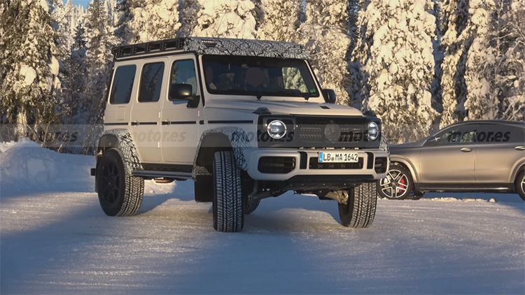 梅赛德斯AMG G 63 4x4&sup2;低伪装谍照曝光 有望年内发布-第2张图片-科技快讯