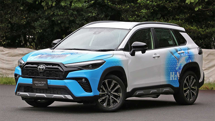 丰田卡罗拉Cross H2概念车发布 搭载氢燃料发动机-第1张图片-科技快讯