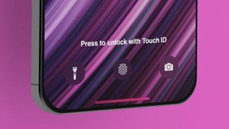 苹果增强版Touch ID 屏下指纹专利曝光，或在下部手机使用-第1张图片-科技快讯