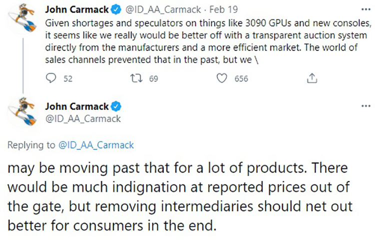 FPS游戏之父提议游戏硬件厂商绕过中间商直接销售显卡和游戏主机-第3张图片-科技快讯