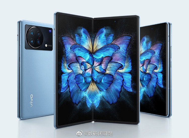 vivo X Fold官方渲染图公布，"方圆天阶"四摄蔡司镜头，2K内屏+素皮材质-第3张图片-科技快讯