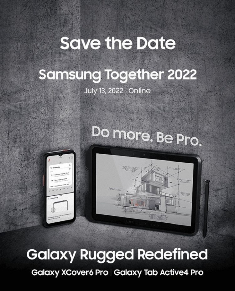 三星 Galaxy XCover6 Pro 5G三防手机官宣，7月13日发布-第1张图片-科技快讯