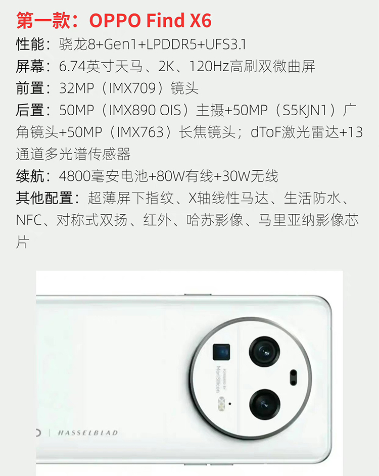 OPPO Find X6 Pro将提供双芯版本 标准版配备国产天马屏-第2张图片-科技快讯