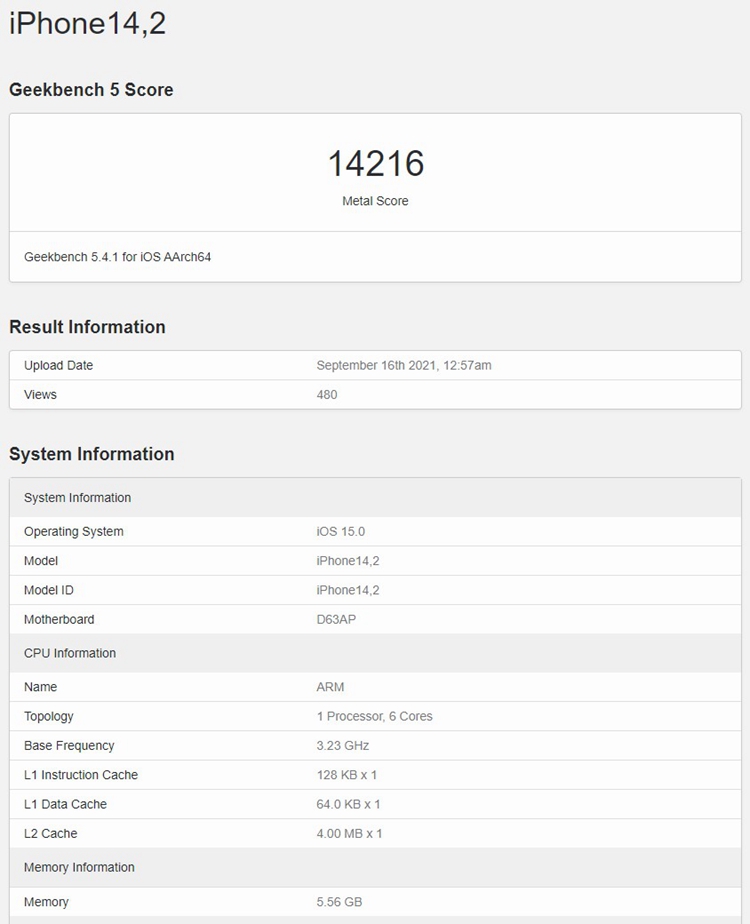 iPhone 13 Pro搭载的A15处理器图形性能曝光：比A14提升约55%-第2张图片-科技快讯