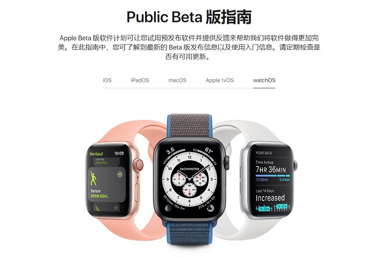 苹果首次面向全体用户公开watchOS公测版-第1张图片-科技快讯