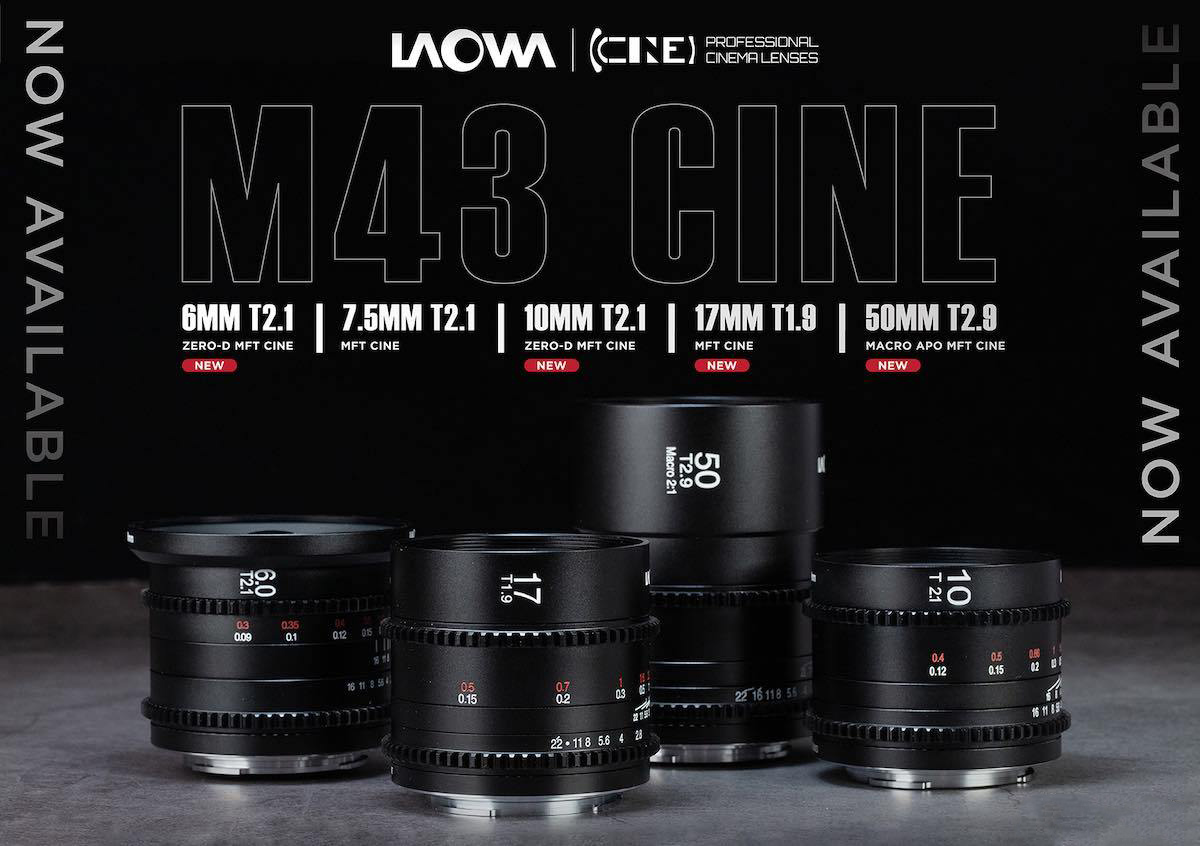 老蛙推出五款M43电影镜头 涵盖超广、微距多类产品-第1张图片-科技快讯
