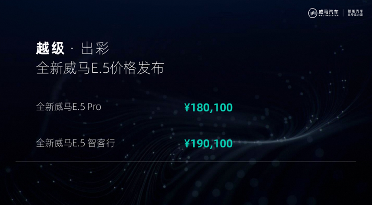 全新威马E.5正式上市：共推出两款车型 限时优惠后起售价15.01万元-第9张图片-科技快讯