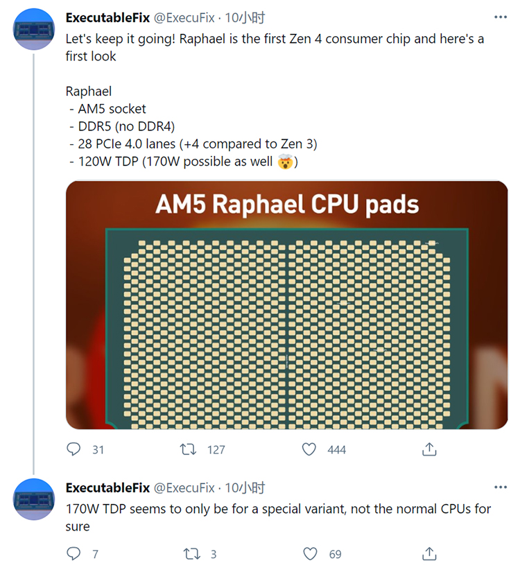 AMD Zen4处理器更改触点设计 散热器处理器连根拔起成为历史 -第3张图片-科技快讯