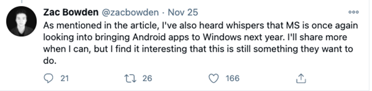 Windows 10版本即将迎来大更新，或将支持运行安卓App-第2张图片-科技快讯