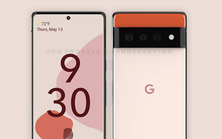 Google Pixel 6系列外观曝光 中置挖孔后置横向布局-第2张图片-科技快讯