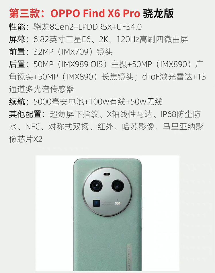 OPPO Find X6 Pro将提供双芯版本 标准版配备国产天马屏-第3张图片-科技快讯