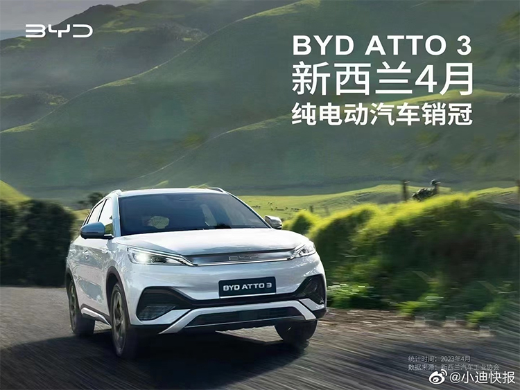 海外卖爆 比亚迪ATTO 3成多国销量冠军-第4张图片-科技快讯