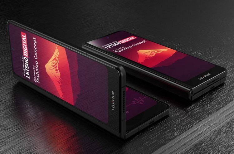 富士可折叠屏手机专利曝光，外观很像三星Galaxy Fold-第2张图片-科技快讯
