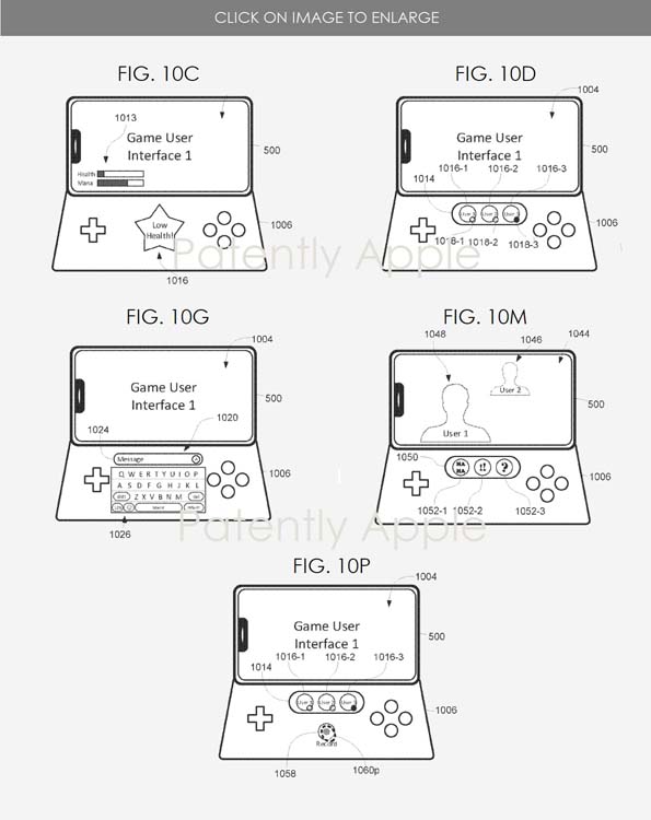 神似任天堂Switch和3DS，苹果公开三款游戏手柄设计专利-第3张图片-科技快讯