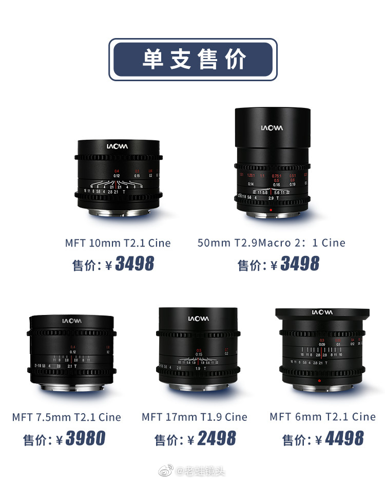 老蛙推出五款M43电影镜头 涵盖超广、微距多类产品-第2张图片-科技快讯