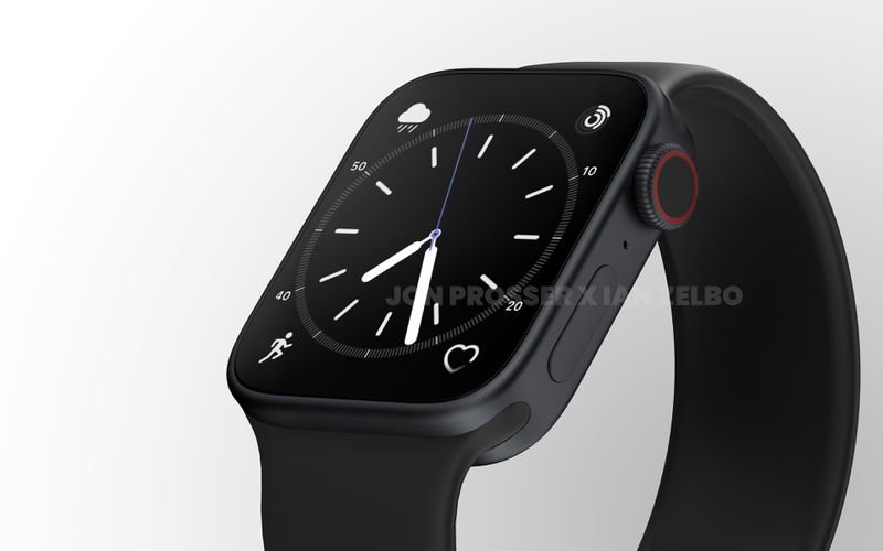 Apple Watch Series 8渲染图曝光，外形有改变，采用直角边框-第3张图片-科技快讯