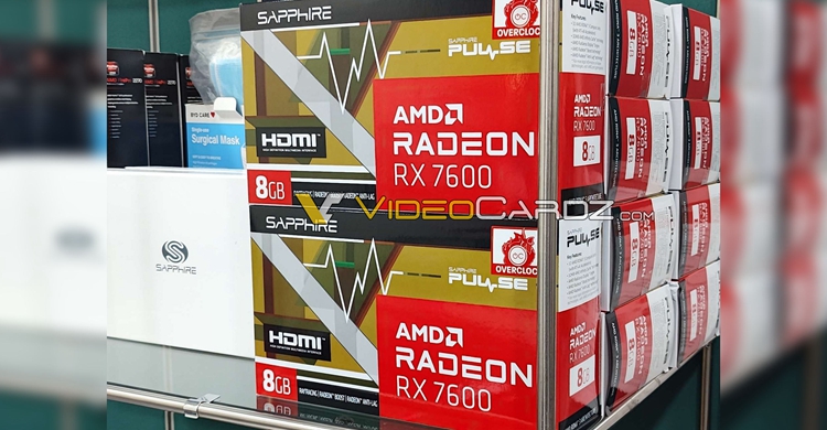 AMD Radeon RX 7600显卡上架：8GB显存，售价约2800元-第1张图片-科技快讯