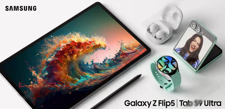 三星7月新品宣传海报全曝光，包含折叠屏手机、智能手表、平板等-第1张图片-科技快讯