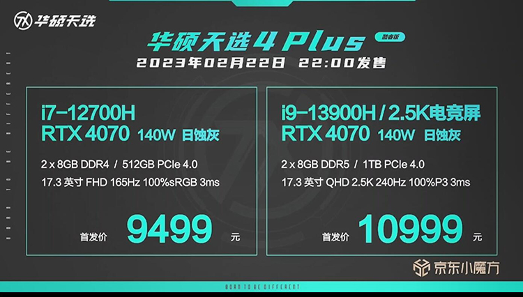 华硕正式发布天选4系列游戏本 140W满功耗释放尽享电竞魅力-第13张图片-科技快讯