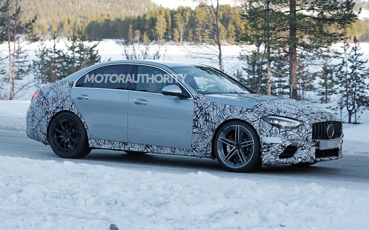 全新梅赛德斯-AMG C 63最新谍照曝光 搭载2.0T插混系统-第1张图片-科技快讯