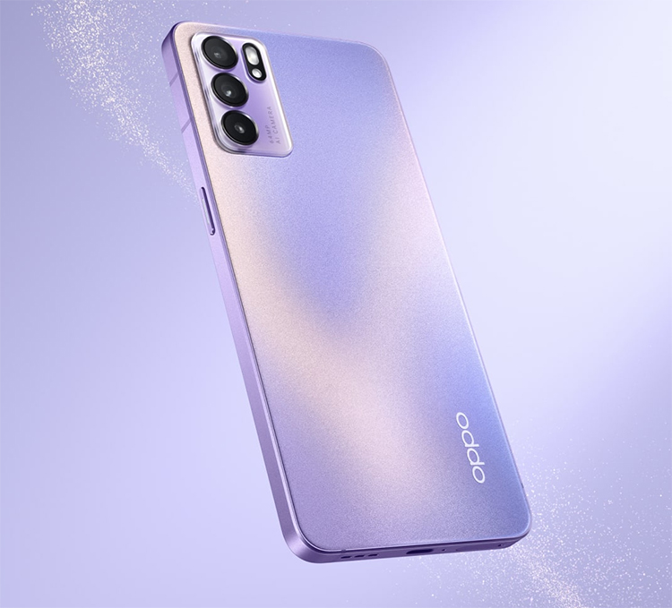 OPPO Reno6星黛紫正式开售：天玑900处理器 65W闪充-第3张图片-科技快讯