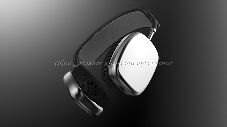苹果AirPods Studio渲染图曝光：采用金属及皮革材质 或支持主动降噪-第3张图片-科技快讯