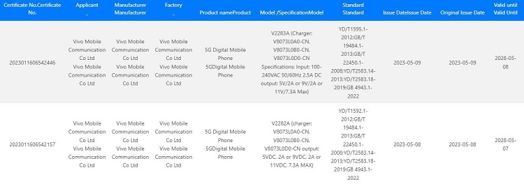 vivo S17通过国家3C认证，充电有提升，支持80W有线快充-第1张图片-科技快讯