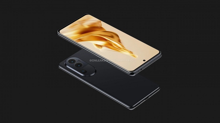OPPO Reno 10 Pro渲染图曝光，采用全新设计，后置椭圆形摄像模组-第1张图片-科技快讯