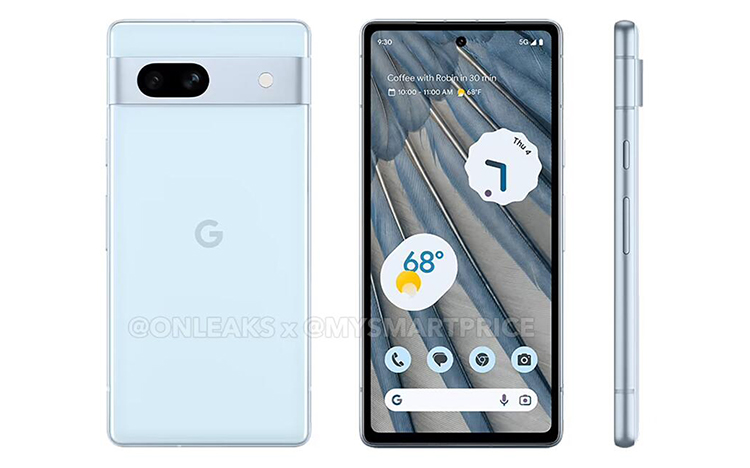 谷歌Pixel 7a或提供白灰蓝三种配色 屏幕6.1英寸并支持90Hz刷新率-第1张图片-科技快讯