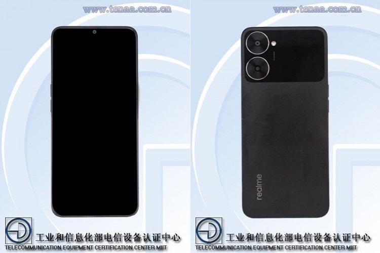 realme V30入网证件照曝光，后置双摄镜头，手机定位中低端-第1张图片-科技快讯