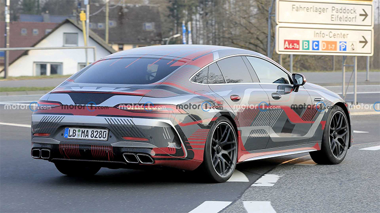 梅赛德斯AMG GT 73e路试谍照曝光：V8发动机混动系统 综合功率超805马力-第3张图片-科技快讯